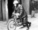 Танаке на мотогонке Isle of Man TT в 1959 году
